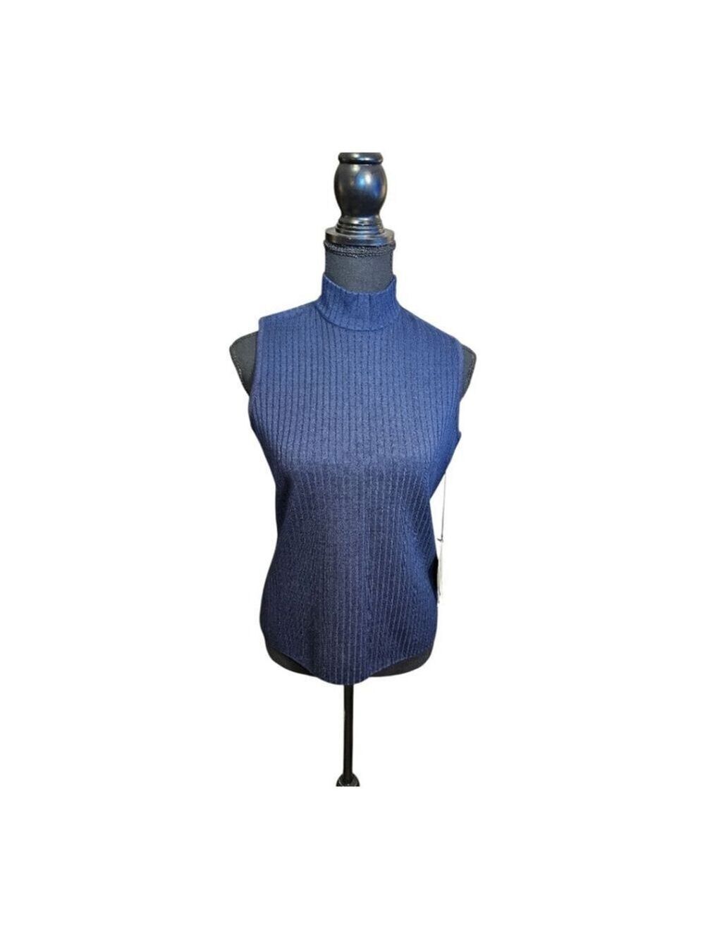 St. John Knit Top, Size S, Navy